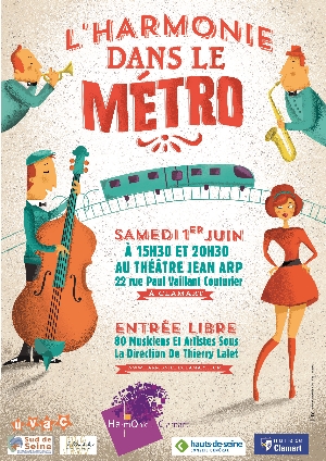 affiche du spectacle L'Harmonie dans le m�tro